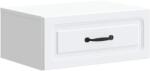 vidaXL Dulap de noapte suspendat Alb 49 x 34, 5 x 20 cm Lemn prelucrat GartenMobel Dekor (899295)