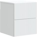 vidaXL Dulap de noapte suspendat Alb 33 x 34, 5 x 40 cm Lemn prelucrat GartenMobel Dekor (898465)