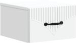 vidaXL Dulap de noapte suspendat Alb 34, 5 x 33 x 20 cm Lemn prelucrat GartenMobel Dekor (898935)