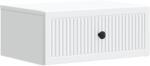 vidaXL Dulap de noapte cu sertar Alb 49 x 34, 5 x 20 cm Lemn prelucrat GartenMobel Dekor (897935)