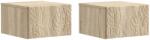 vidaXL Masa laterala montata pe perete 2 pcs Stejar Sonoma GartenMobel Dekor (898770)