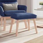 vidaXL Taburet, albastru, 45x29, 5x35 cm, material textil GartenMobel Dekor (341428)