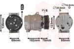 VAN WEZEL Compresor, climatizare VAN WEZEL 4300K069 (4300K069)