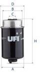 UFI filtru combustibil UFI 24.464. 00 (24.464.00)
