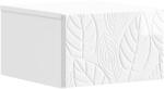 vidaXL Dulap de noapte suspendat Alb foarte lucios 49 x 34, 5 x 20 cm GartenMobel Dekor (898793)