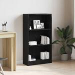 vidaXL Biblioteca stejar negru 60x24x109 cm lemn prelucrat GartenMobel Dekor (862455) Biblioteca