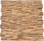 vidaXL Panouri placare pereti 3D, 10 buc. , 1, 08 m2, lemn masiv de tec GartenMobel Dekor (326178)