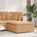 vidaXL Modul taburet modular pentru canapea, bej, 100x100x48 cm GartenMobel Dekor (4104506) Canapea