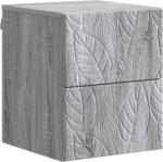vidaXL Dulap de noapte suspendat Sonoma gri 34, 5 x 33 x 40 cm GartenMobel Dekor (898817)