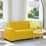 vidaXL Canapea extensibila galbena 180x77x82 cm catifea GartenMobel Dekor (4105128) Canapea