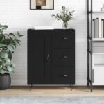 vidaXL Servanta, negru, 69, 5x34x90 cm, lemn compozit GartenMobel Dekor (830253) Comoda
