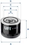 UFI Filtru ulei UFI 23.495. 00 (23.495.00)