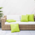 vidaXL Perne canapea 4 buc. verde aprins 60x60 cm, material textil GartenMobel Dekor (377795)
