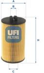 UFI Filtru ulei UFI 25.007. 00 (25.007.00)