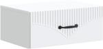vidaXL Dulap de noapte suspendat Alb 49 x 34, 5 x 20 cm Lemn prelucrat GartenMobel Dekor (898955)
