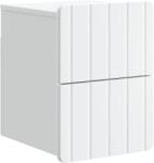 vidaXL Dulap de noapte suspendat Alb 33 x 34, 5 x 43 cm Lemn prelucrat GartenMobel Dekor (898295)