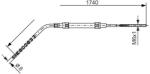 Bosch Cablu, frana de parcare BOSCH 1 987 477 689 (1 987 477 689)