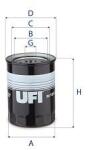 UFI Filtru ulei UFI 23.121. 00 (23.121.00)