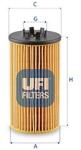 UFI Filtru ulei UFI 25.257. 00 (25.257.00)