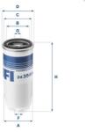 UFI filtru combustibil UFI 24.354. 00 (24.354.00)