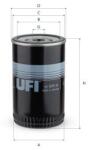 UFI Filtru ulei UFI 23.603. 00 (23.603.00)