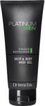 Dr Irena Eris Zuhanyzselé férfiaknak Platinum Men Shower Refresher (Hair And Body Wash Gel) 200 ml