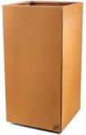 G21 Corten Square virágláda, 50 x 100 x 50 cm (KV-G21-COR5510) - epenta