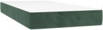 vidaXL sötétzöld bársony zsebrugós ágymatrac 80x210x20 cm 13.5 kg (4016561VidaXL)