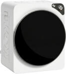 HOMCOM Mini uscător portabil 5 kg, 5 programe, 1000W, până la 60℃, timer, tambur din oțel inoxidabil, pentru casă, Alb | Aosom Romania (B61-022V90WT)