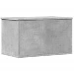 vidaXL betonszürke szerelt fa tárolóláda 60 x 35 x 35 cm 10.9 kg (840677)