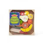 Melissa & Doug fructe din lemn de tăiat (6075141) Bucatarie copii