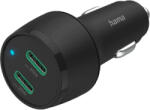 Hama Incarcator auto HAMA 201632 1xUSB-C Power Delivery (PD) 45W 2xUSB-C Quick Charge 3.0 20+25W negru (4047443489821)