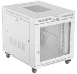 Lanberg Free-standing rack cabinet 19" 15U 800x1000 grey perforated door LCD (flat pack) (FF01-8015-23SL) - vexio