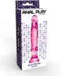 ToyJoy Dildo Anal Starter cu Ventuza, PVC, Roz, 16 cm
