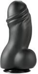 Hidden Desire Dildo Fat Boys cu Ventuza, PVC, Negru, 22 cm Dildo
