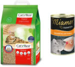 JRS Petcare 20 l Cat's Best Original macskaalom+135ml Miamor Trinkfein Vitaldrink csirke macskasnack ingyen