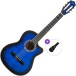 Pasadena PCC-10 Basic SET 4/4 Blue Burst Klasszikus gitár