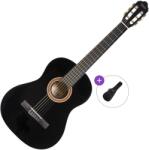 Valencia VC104 Basic SET 4/4 Black Klasszikus gitár