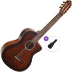 Valencia VC564CE Basic SET 4/4 Brown Sunburst Elektro-klasszikus gitár