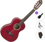 Valencia VC203 Standard SET Transparent Wine Red Klasszikus gitár