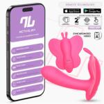 INTOYOU App Series Wingy Butterfly Vibrator with App Peach Red Vibrator