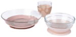 Beaba Üveg étkészlet Duralex Glass Meal Set Cotton Candy Beaba magasminőségű edzett üvegből 4 hó-tól (BE913644)