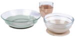 Beaba Üveg étkészlet Duralex Glass Meal Set Natural Beaba magasminőségű edzett üvegből 4 hó-tól (BE913645)