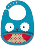 Skip Hop Zoo Szilikon Előke Bagoly Mintával 6 Hónapos Kortól - Állatos, Puha, Könnyen Tisztítható Előke Etetéshez - shop - 2 990 Ft