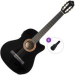Valencia VC104CE Basic SET 4/4 Black Класическа китара с предусилвател