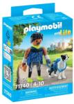 Playmobil Alergător cu Border Collie Figurina