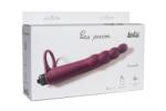 Lola Strap-on Pure Passion Bramble Wine Red, vibrator detașabil, silicon medical, 10 moduri, 16, 5 cm (1201-02lola) Dildo