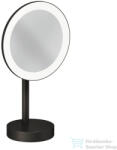 Kludi VELA R álló LED kozmetikai tükör 3x nagyítással, szálcsiszolt gunmetal 58995N2F (58995N2F)