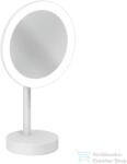 Kludi VELA R álló LED kozmetikai tükör 3x nagyítással, matt fehér 5899553F (5899553F)
