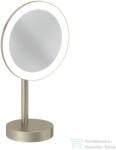 Kludi VELA R álló LED kozmetikai tükör 3x nagyítással, szálcsiszolt nikkel 58995N5F (58995N5F)